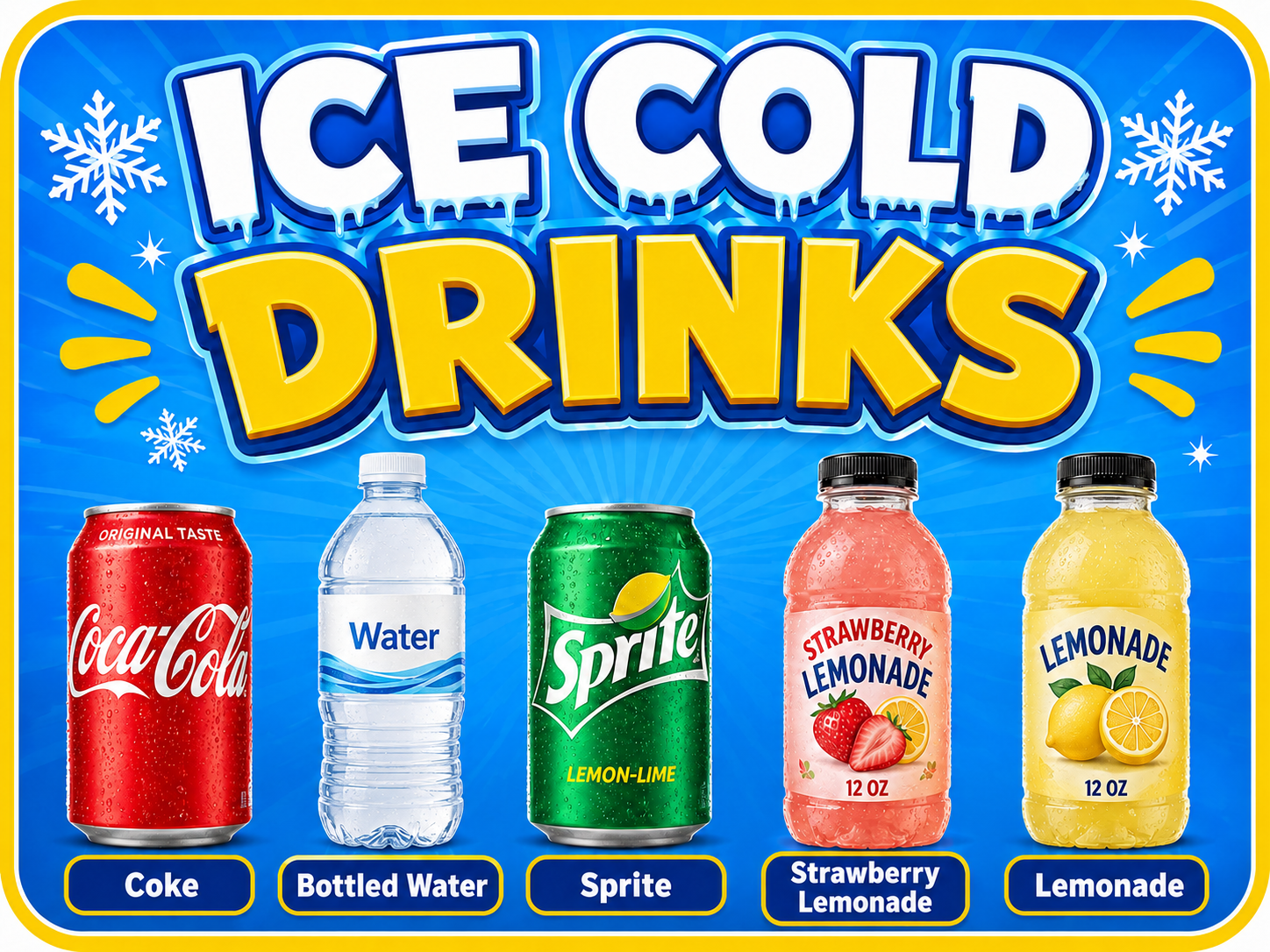 Ice Cold Drinks